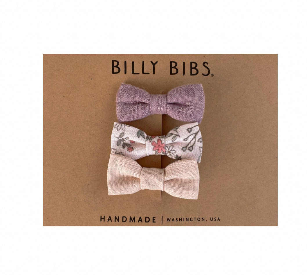 Lila Clip Bow Set