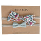 Handtied bows - With beige Headband Set x 2 Bows