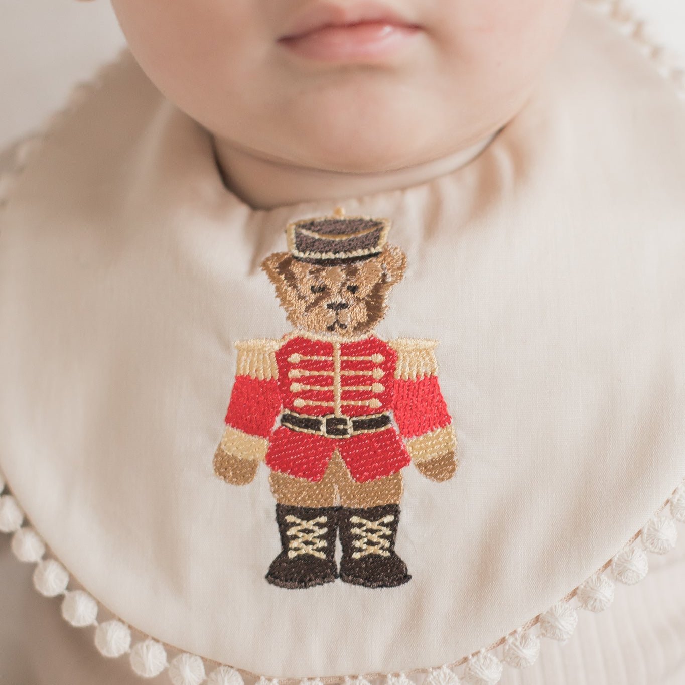 Teddy Bear Nutcracker Bib