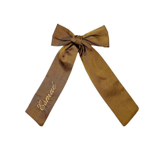 Chocolate Silk Long Bow