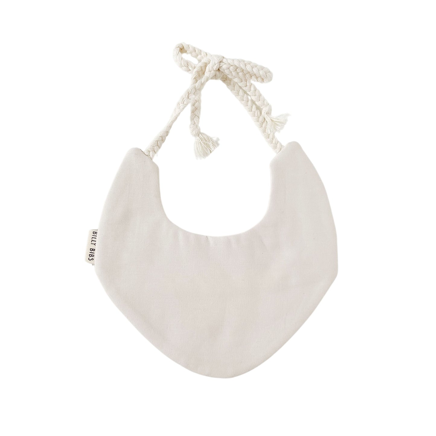 Taupe Personalized Bib