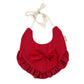 Red Ruffle Bib