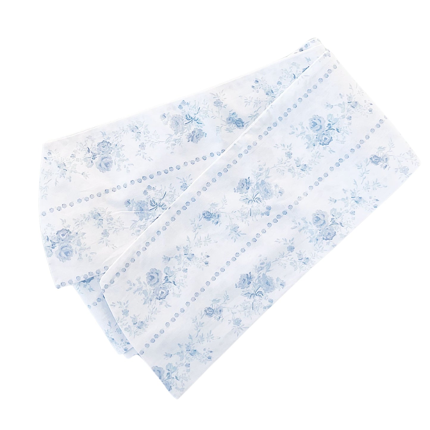 Baby Girl Newborn Blue Toile Set