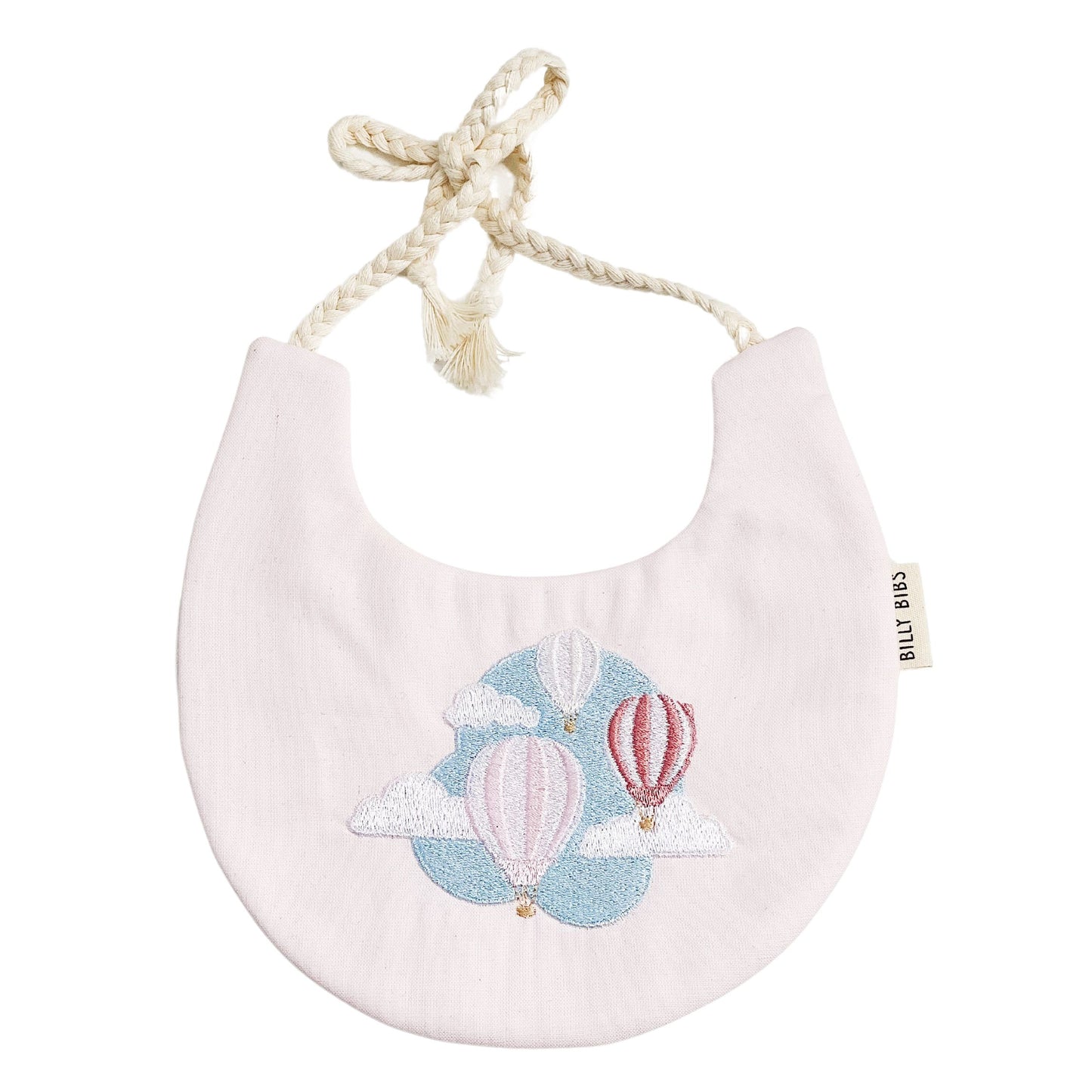 Pink Hot Air Balloon Bib