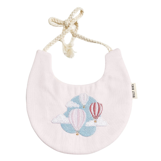 Pink Hot Air Balloon Bib