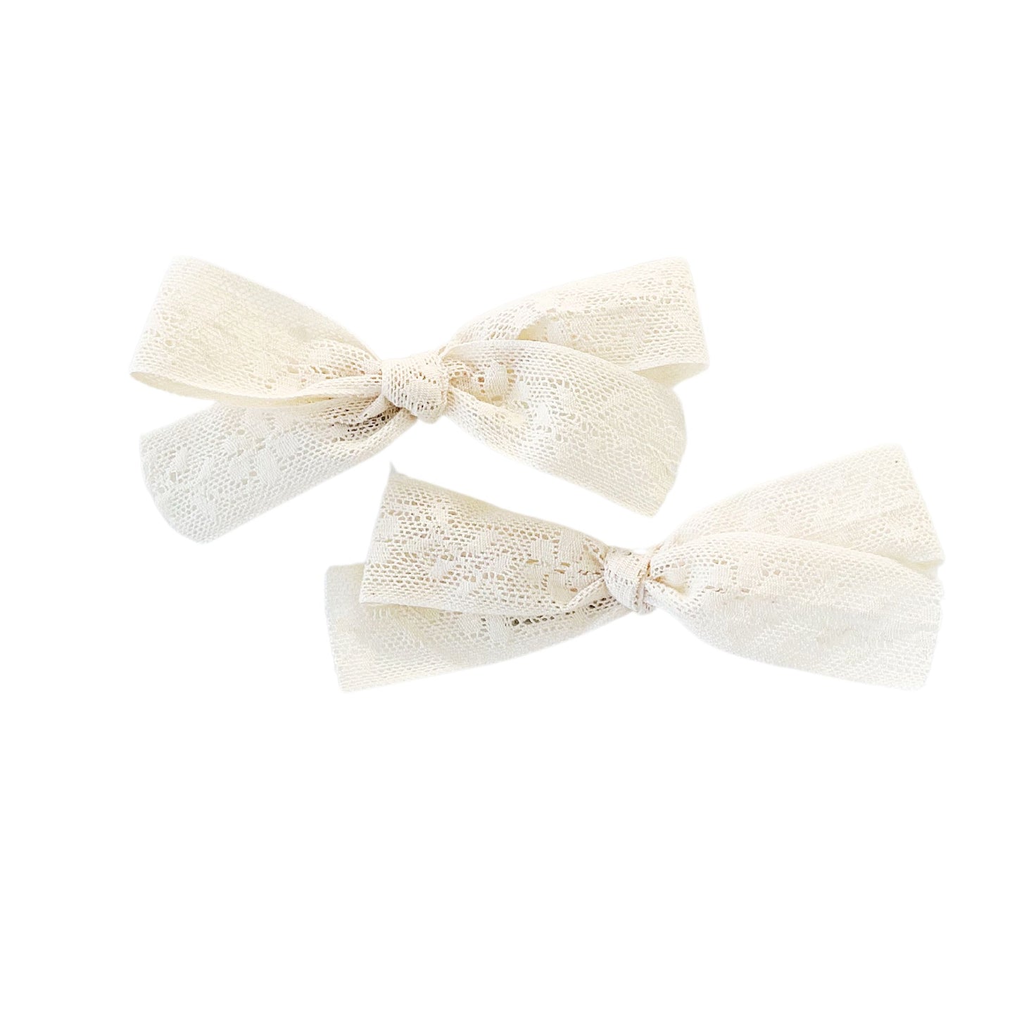 Claire Lace Pigtail Bows