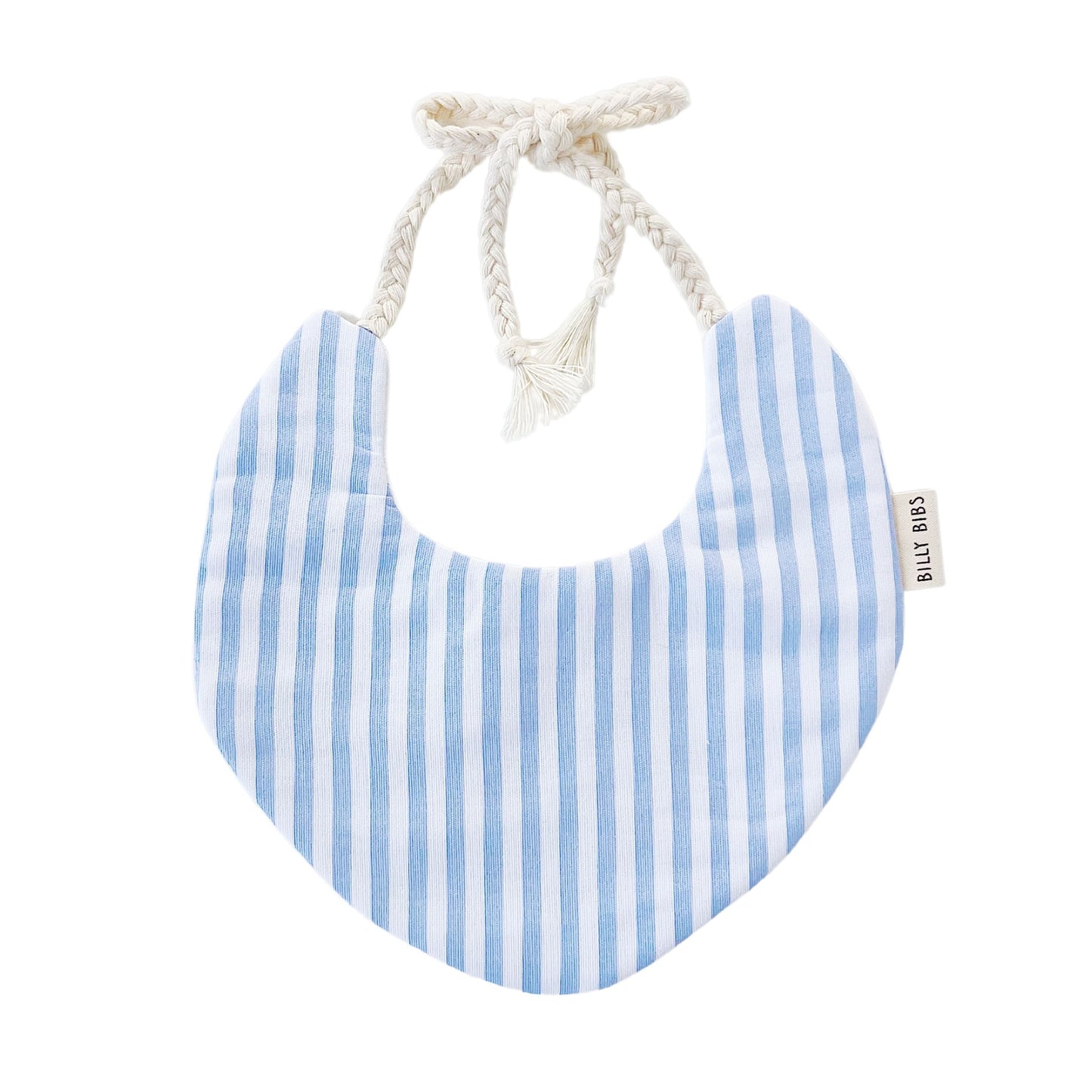 Blue Monogrammed Bib