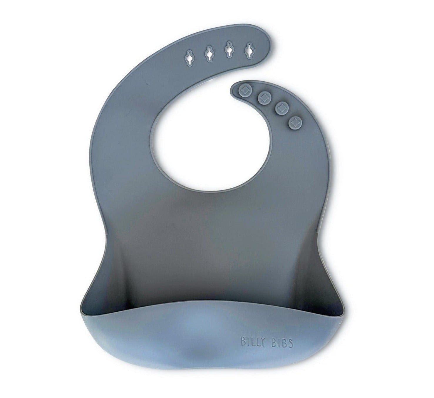 Silicone bib / Grey – BillyBibs