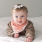 Pink Muslin Bandana Bib