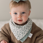 Personalized Mint Muslin Bandana Bib